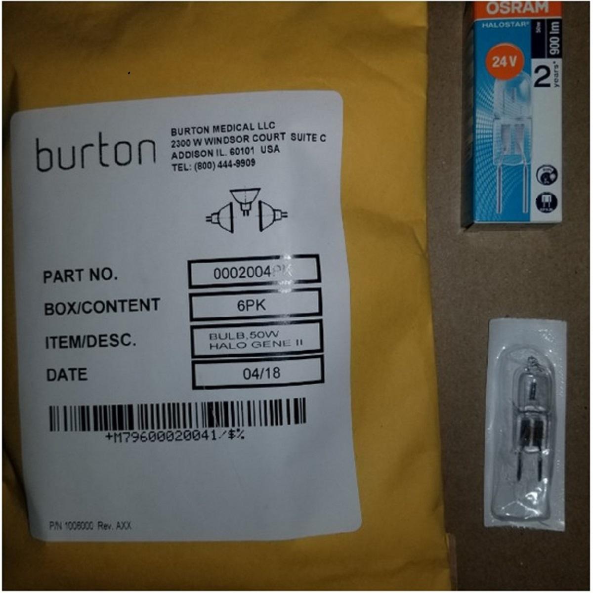 Burton APEX / Gennie 50 W halogen bulbs