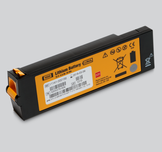 Stryker LIFEPAK 1000 LiMnO2 Non-Rechargeable Battery - 11141-000100
