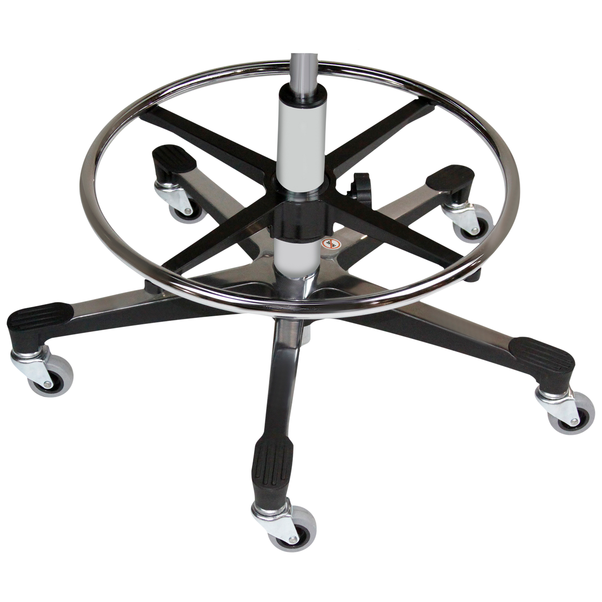 Blickman 1212 Deluxe Exam Stool footrest