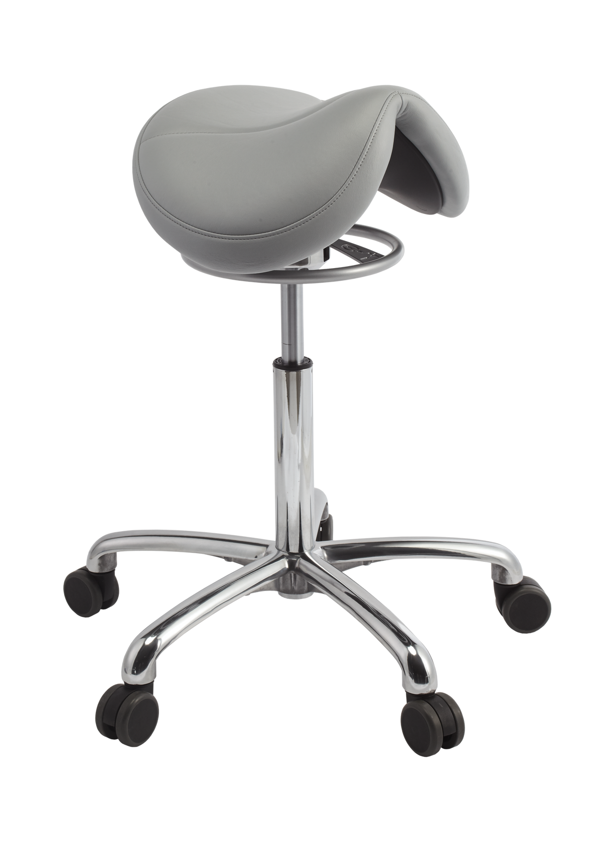 Brewer 135 Series Saddle Stools - Jumper 135JS & Amazone 135AS - Jumper (17" seat) / Standard height / Dove Gray