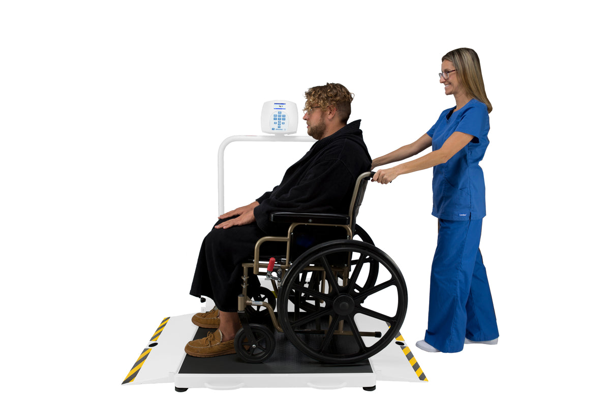 Health o meter 2610KL dual-ramp wheelchair scale - view 4