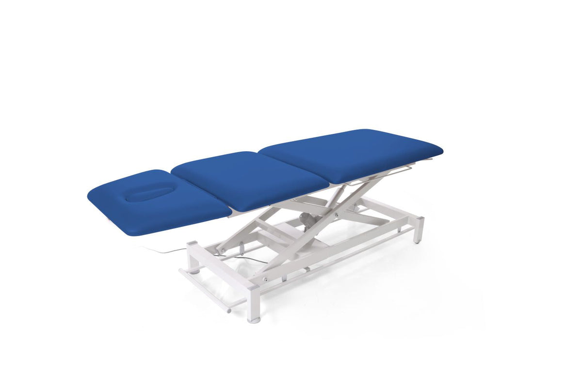 Chattanooga Galaxy 3 Section treatment table in Imperial Blue