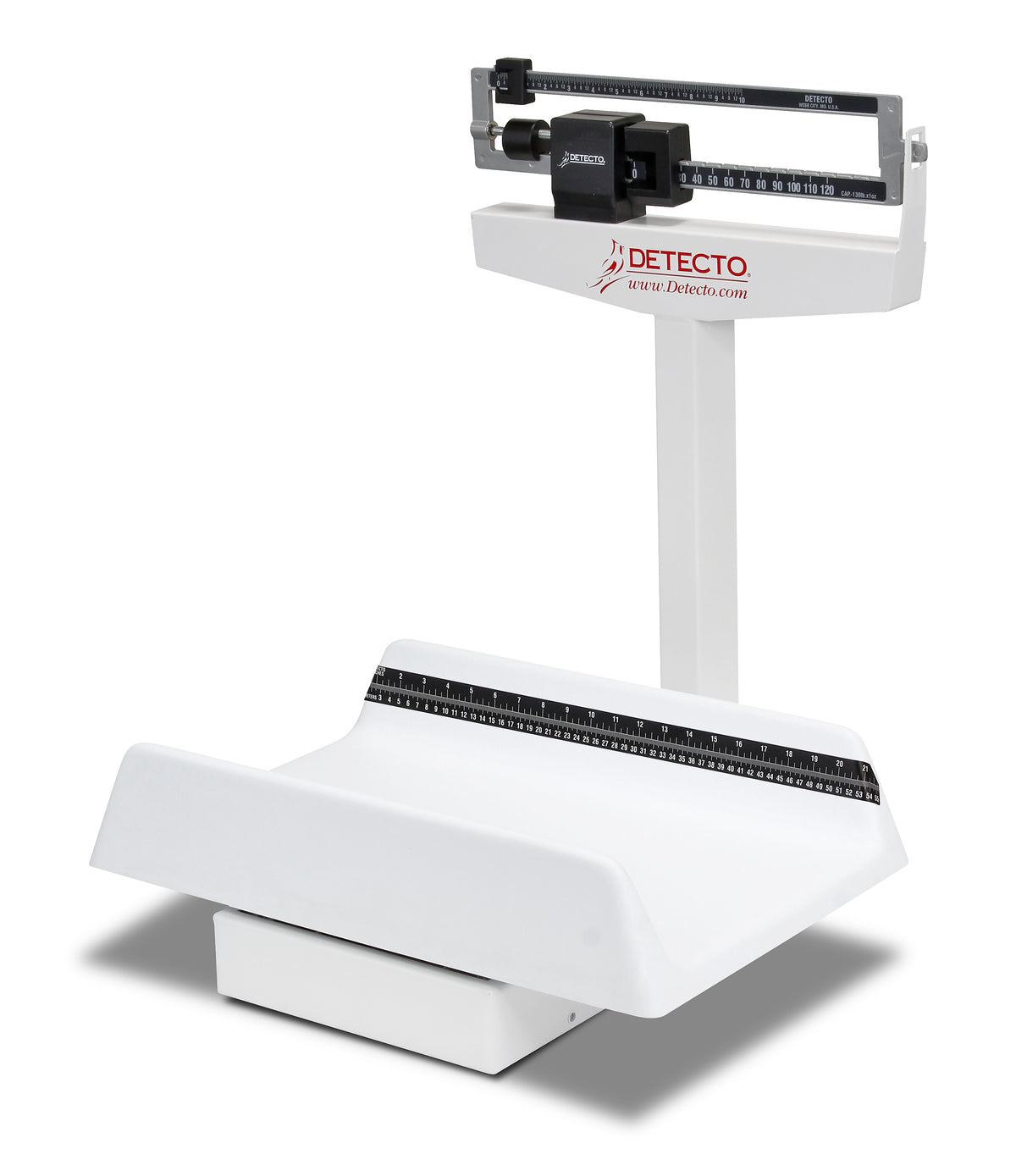 Detecto 450 Mechanical Baby Beam Scale with Tray