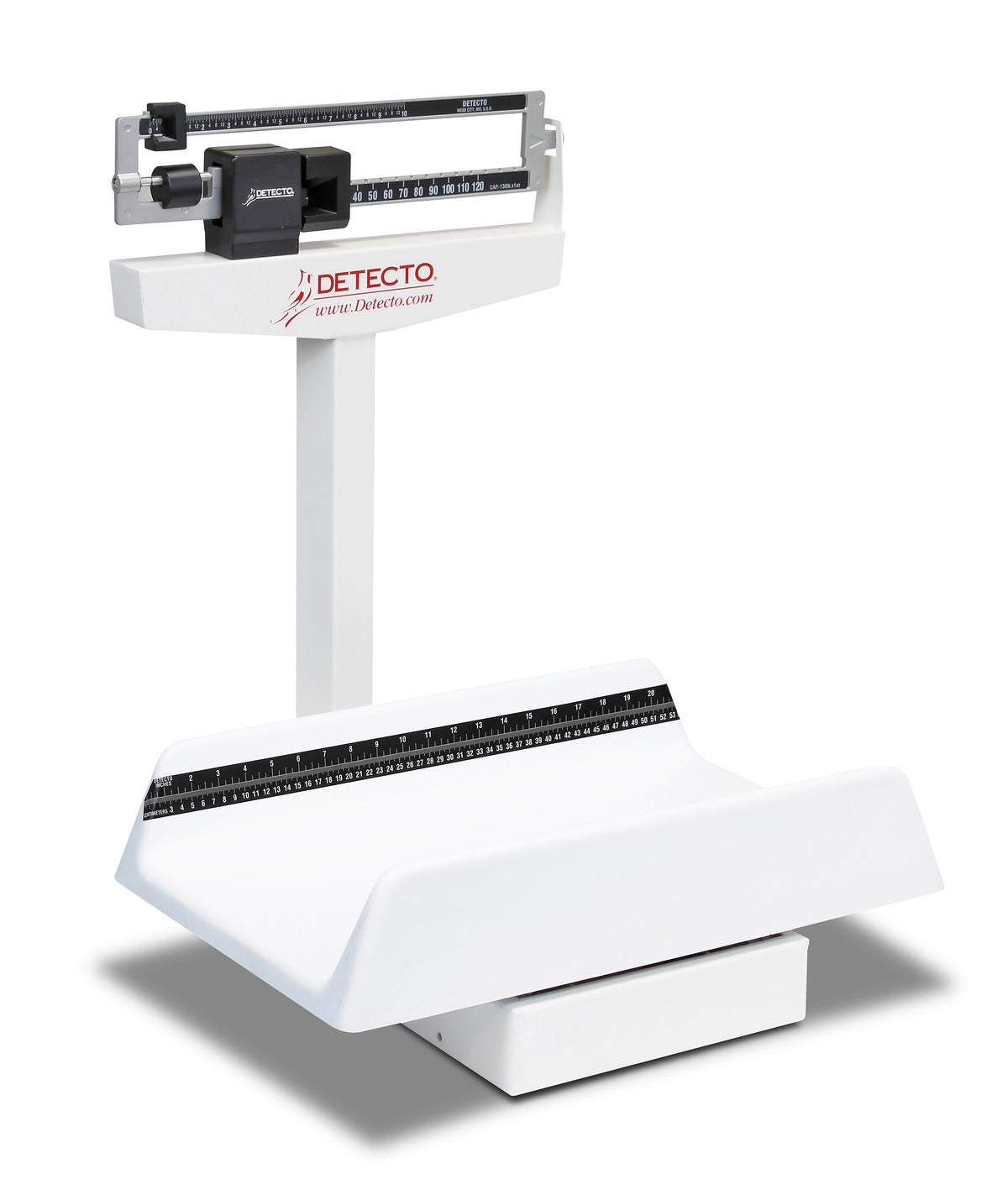 Detecto 450 Mechanical Baby Beam Scale with Tray - view 3