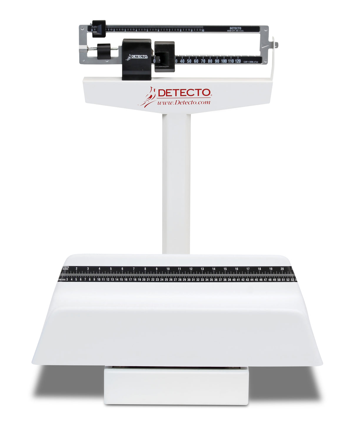 Detecto 450 Mechanical Baby Beam Scale with Tray - view 2