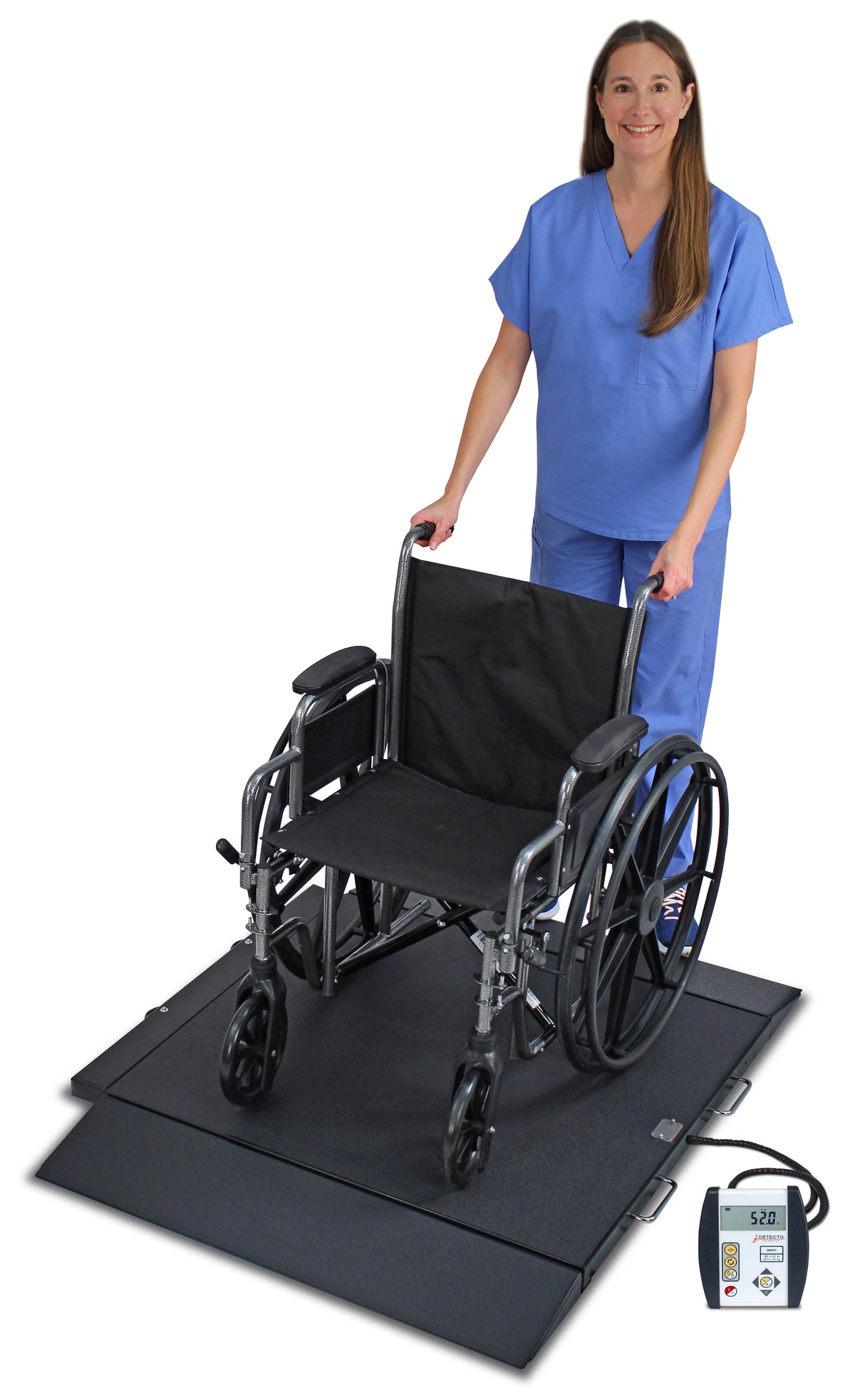 Detecto 6400 Portable Digital Wheelchair Scale - view 3