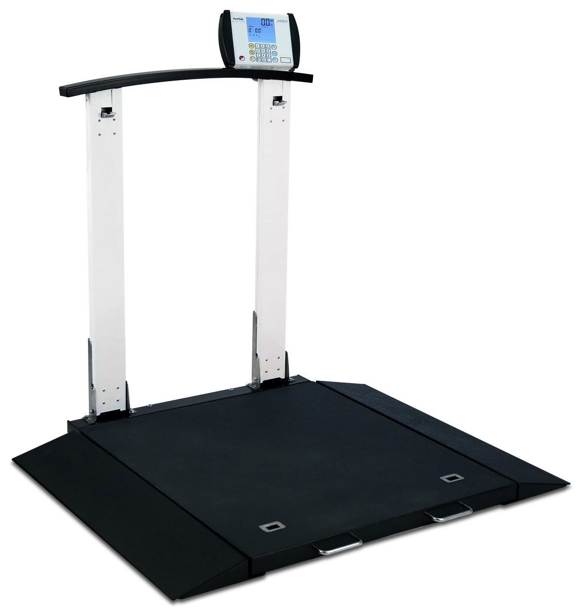 Detecto 6560 Portable Wheelchair Scale with Folding Column