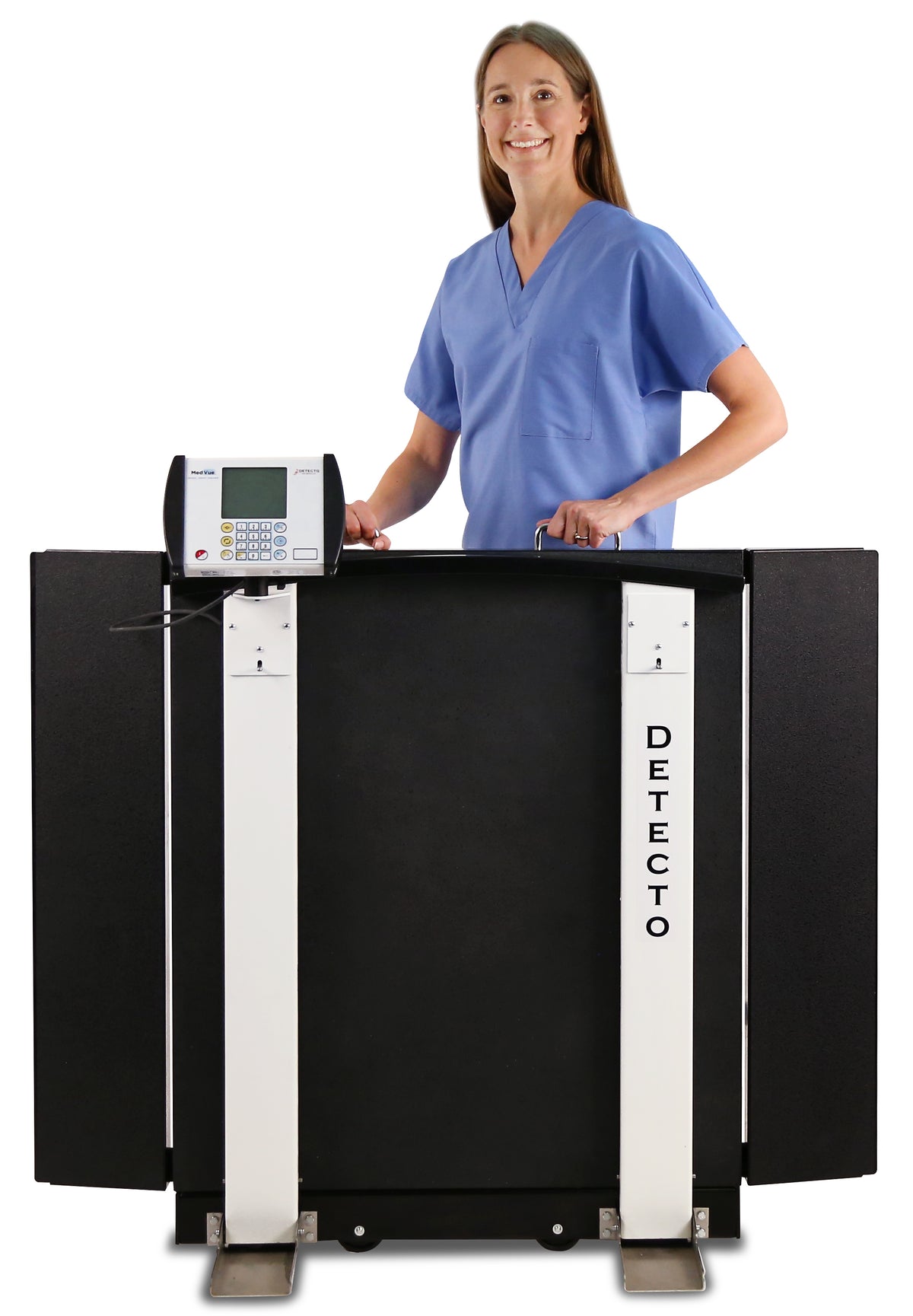 Detecto 6560 Portable Wheelchair Scale with Folding Column - view 5