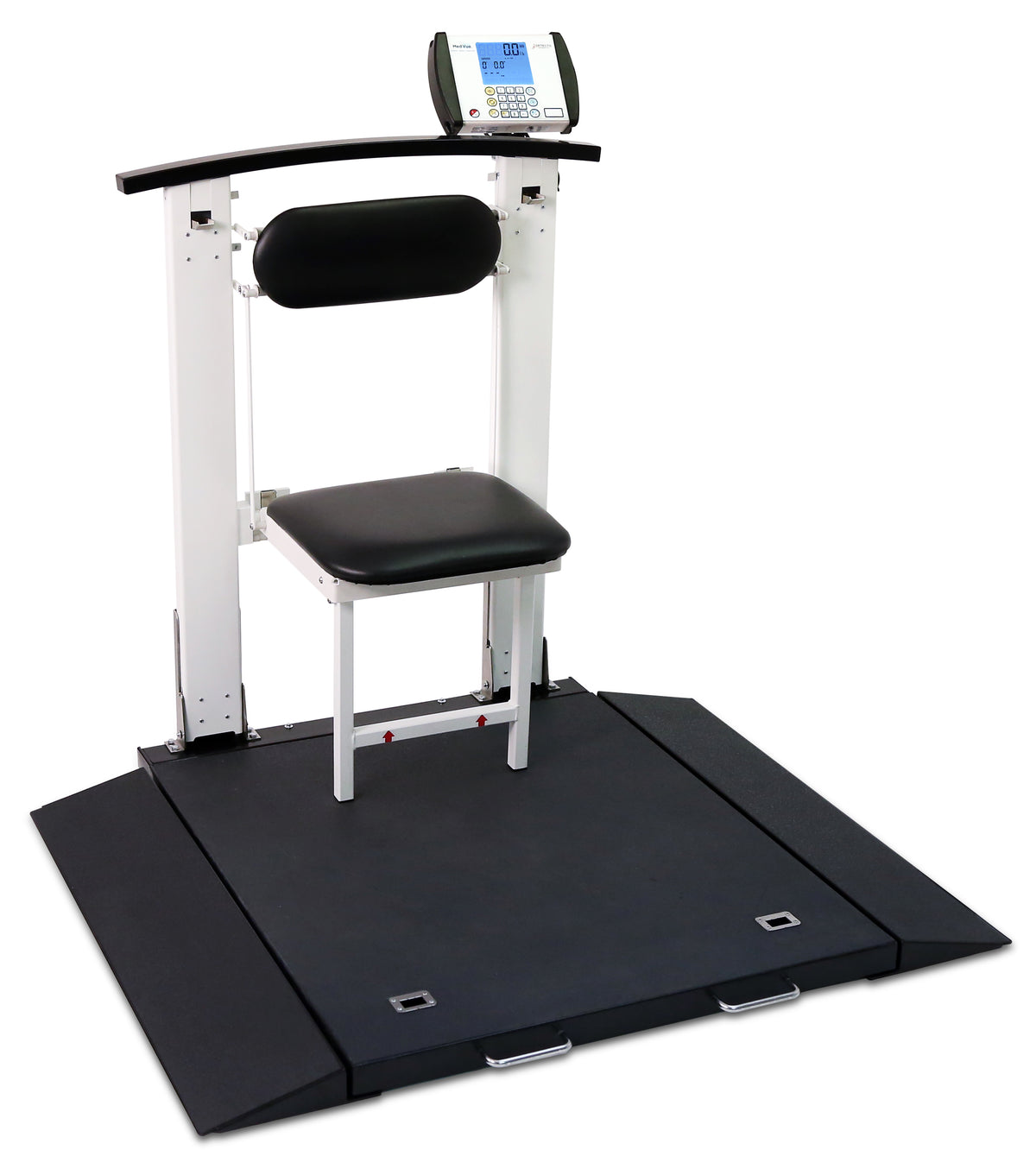 Detecto 6570 Portable Wheelchair Scale with Folding Column & Seat