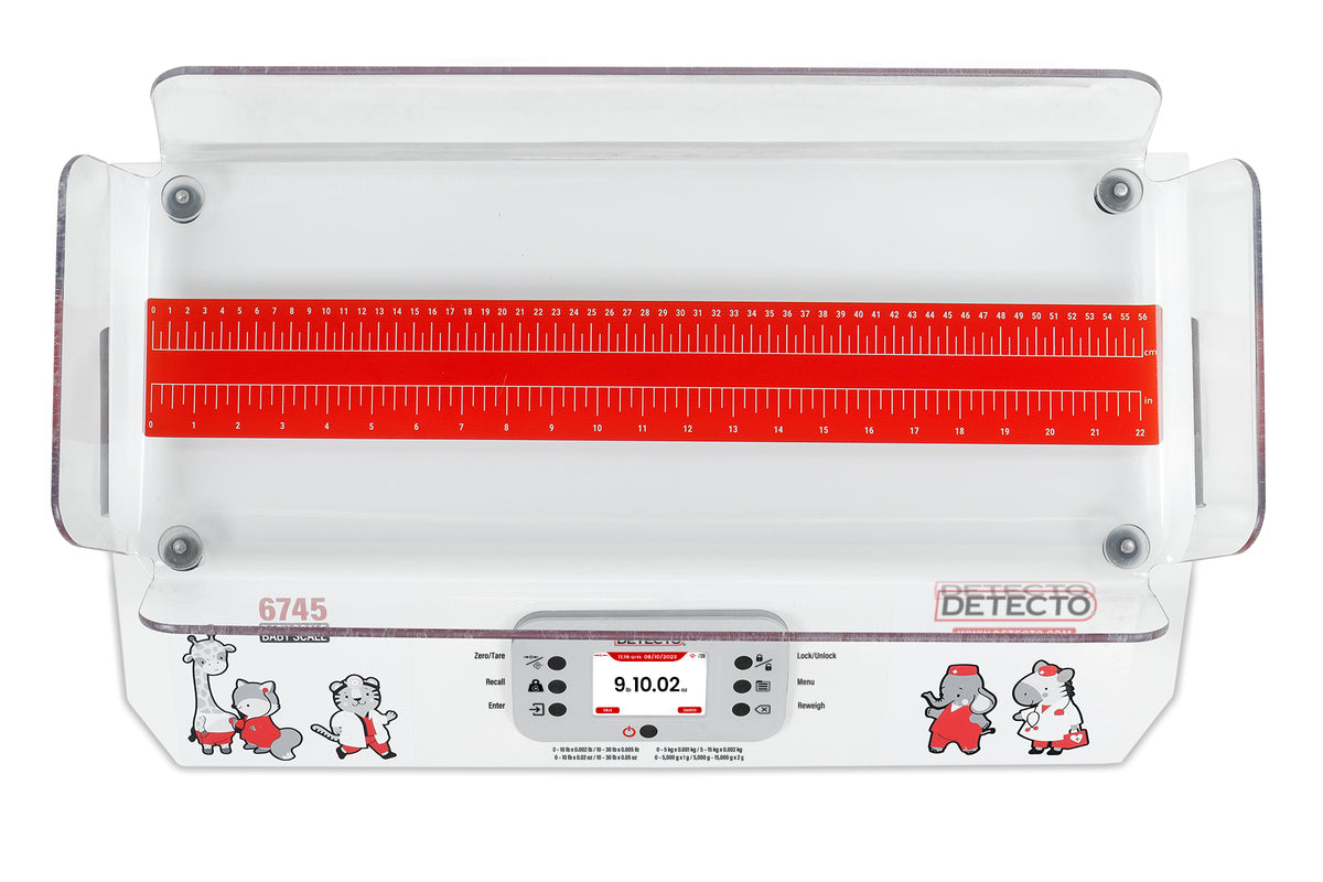 Detecto 6745 Digital Baby Scale with Touchscreen - view 3