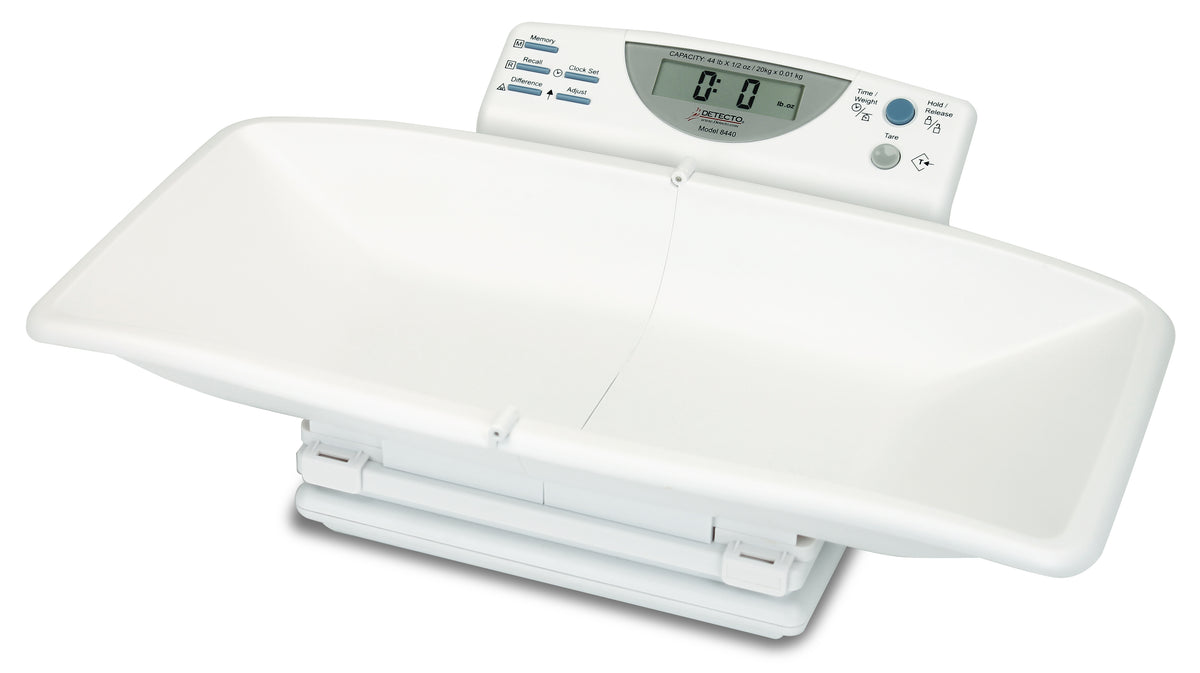Detecto 8440 Pediatric Digital Scale with Tray
