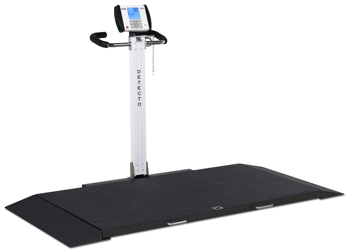 Detecto 8550 Portable Stretcher Scale with Folding Column