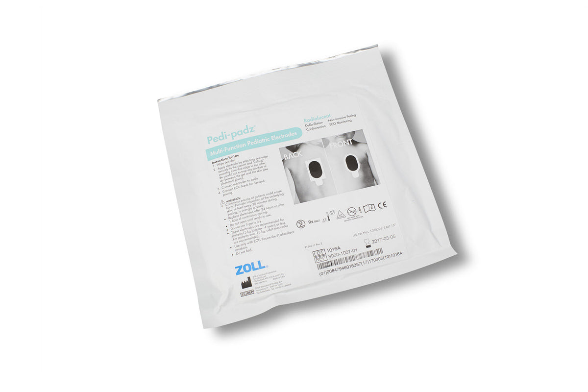 ZOLL Pedi-padz Radiolucent Pediatric Multi-Function Electrodes (8900-1005-01)
