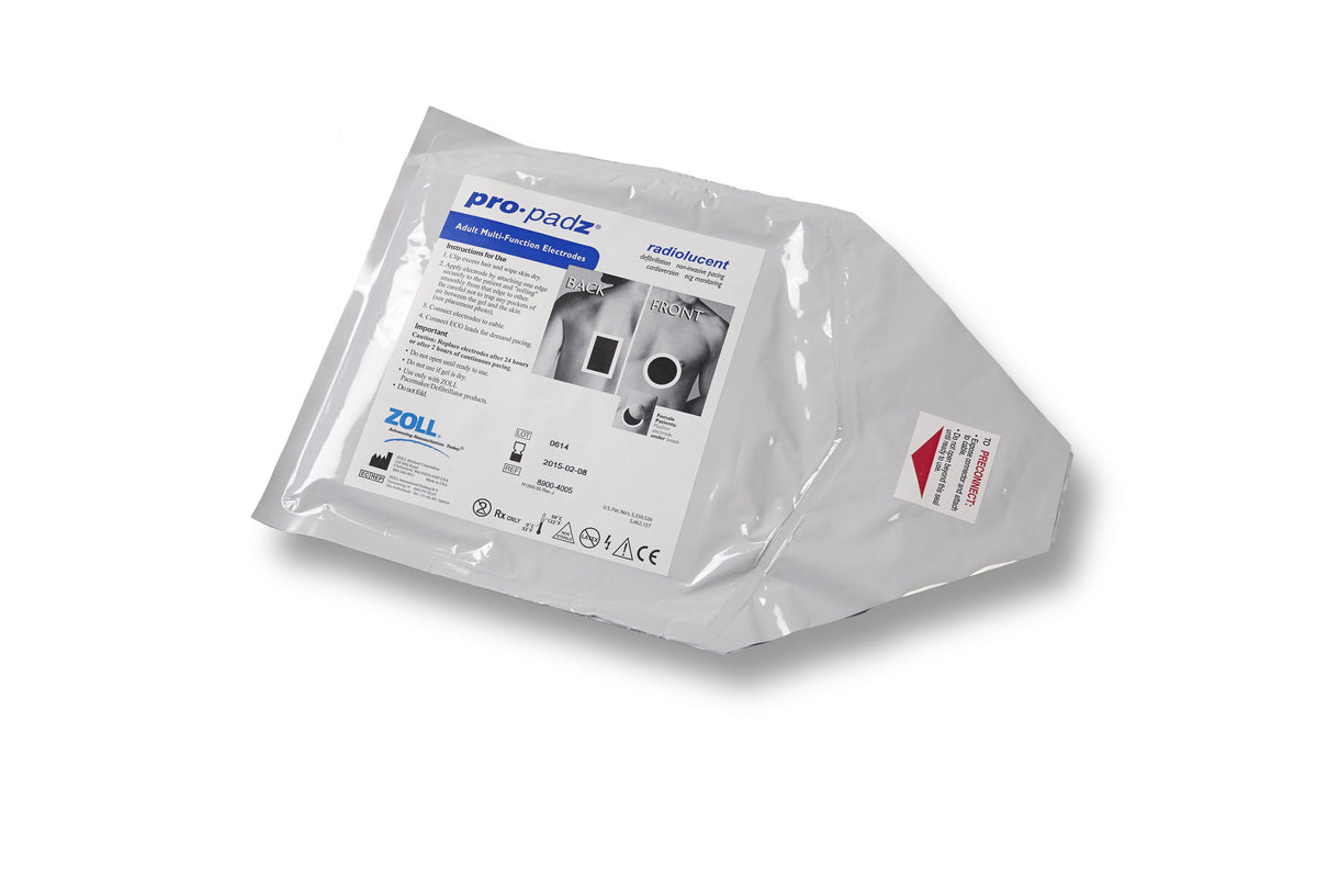 ZOLL Pro-padz Radiolucent Solid Gel Multi-Function Electrodes (8900-4005)