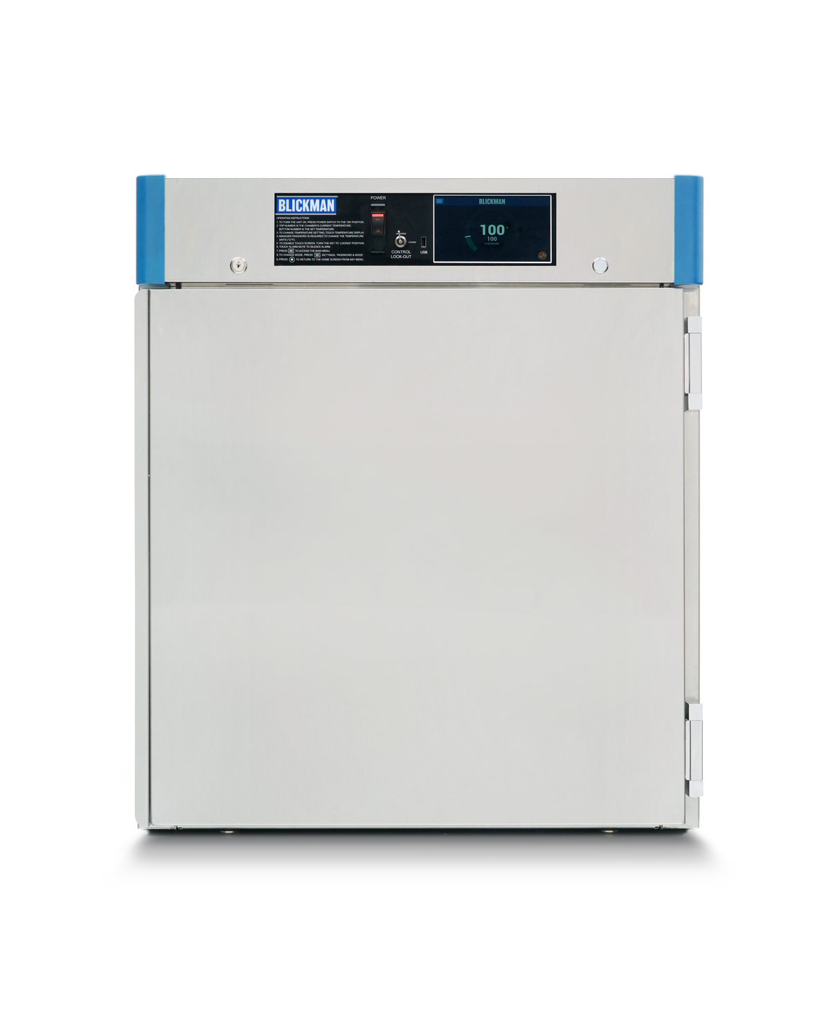 Blickman 8922TS undercounter warming cabinet, touchscreen, stainless door
