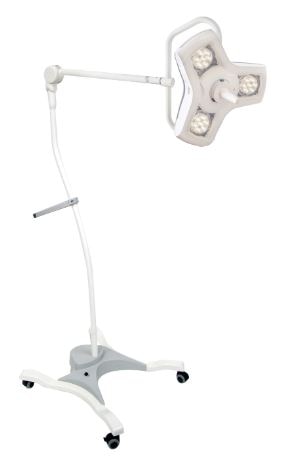 Burton AIM LED exam light on mobile floor stand