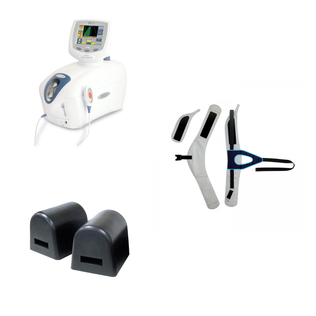 Chattanooga Triton DTS Basic Accessory Package with traction unit, QuikWrap belts and knee bolsters