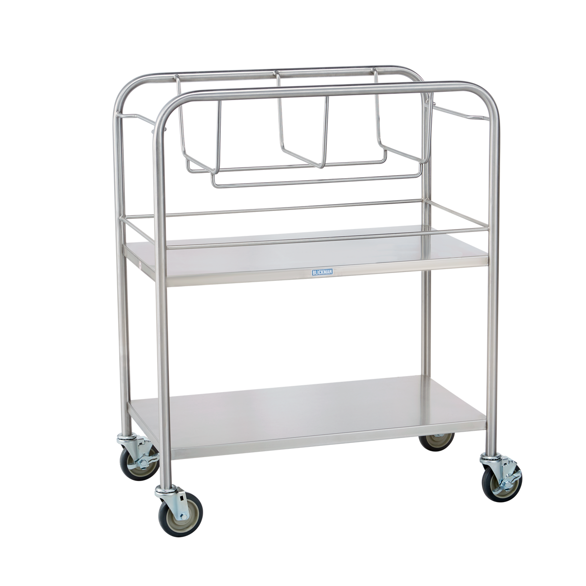 Blickman 8044SS bassinet stand with open shelves