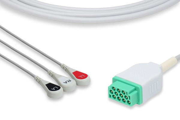 Cables & Sensors GE Healthcare > Marquette Compatible Direct-Connect ECG Cable - 2001292-001