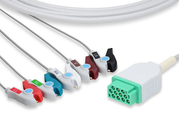 Cables & Sensors GE Healthcare > Marquette Compatible Direct-Connect ECG Cable