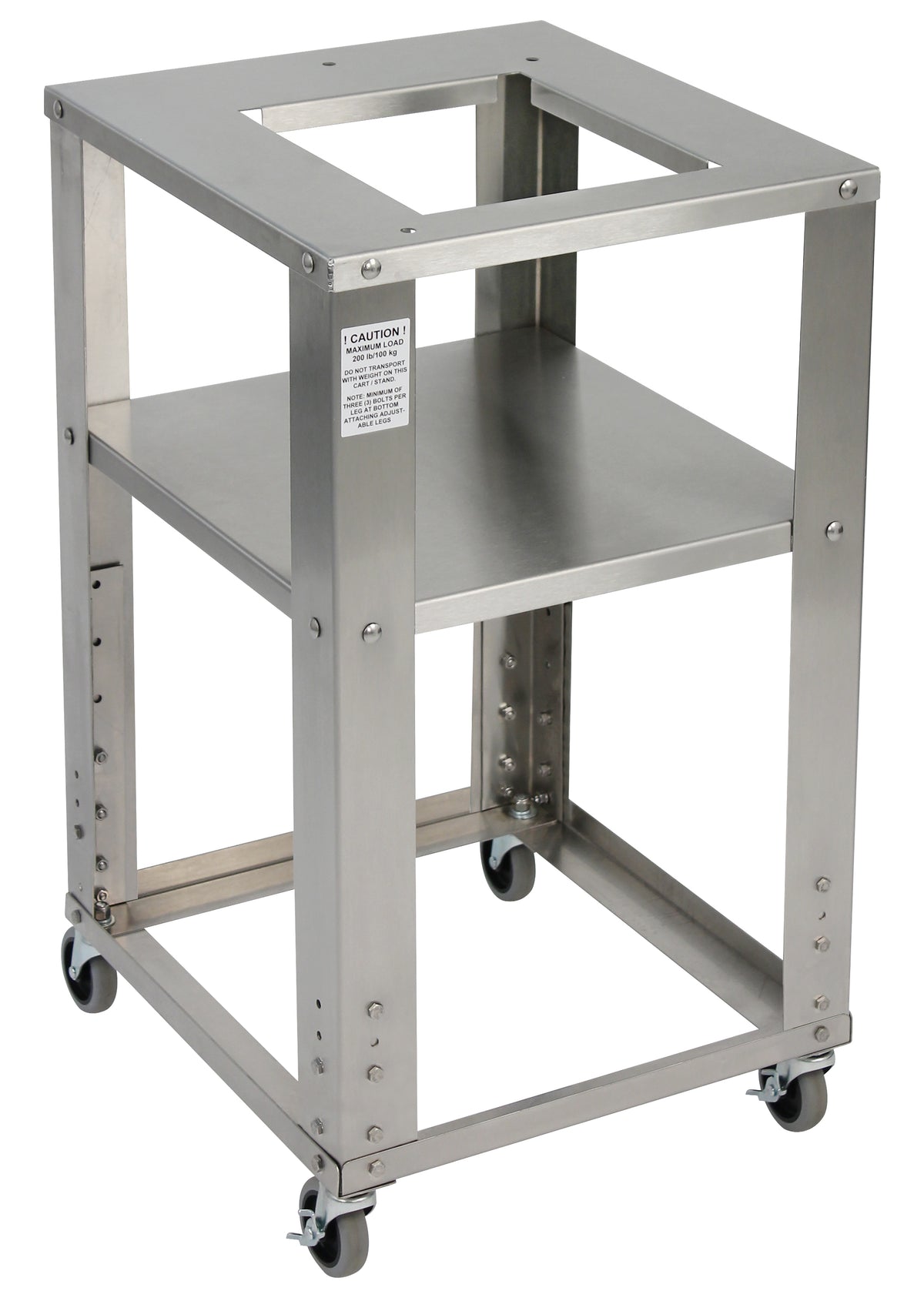 Detecto Rolling Stainless Steel Scale Cart