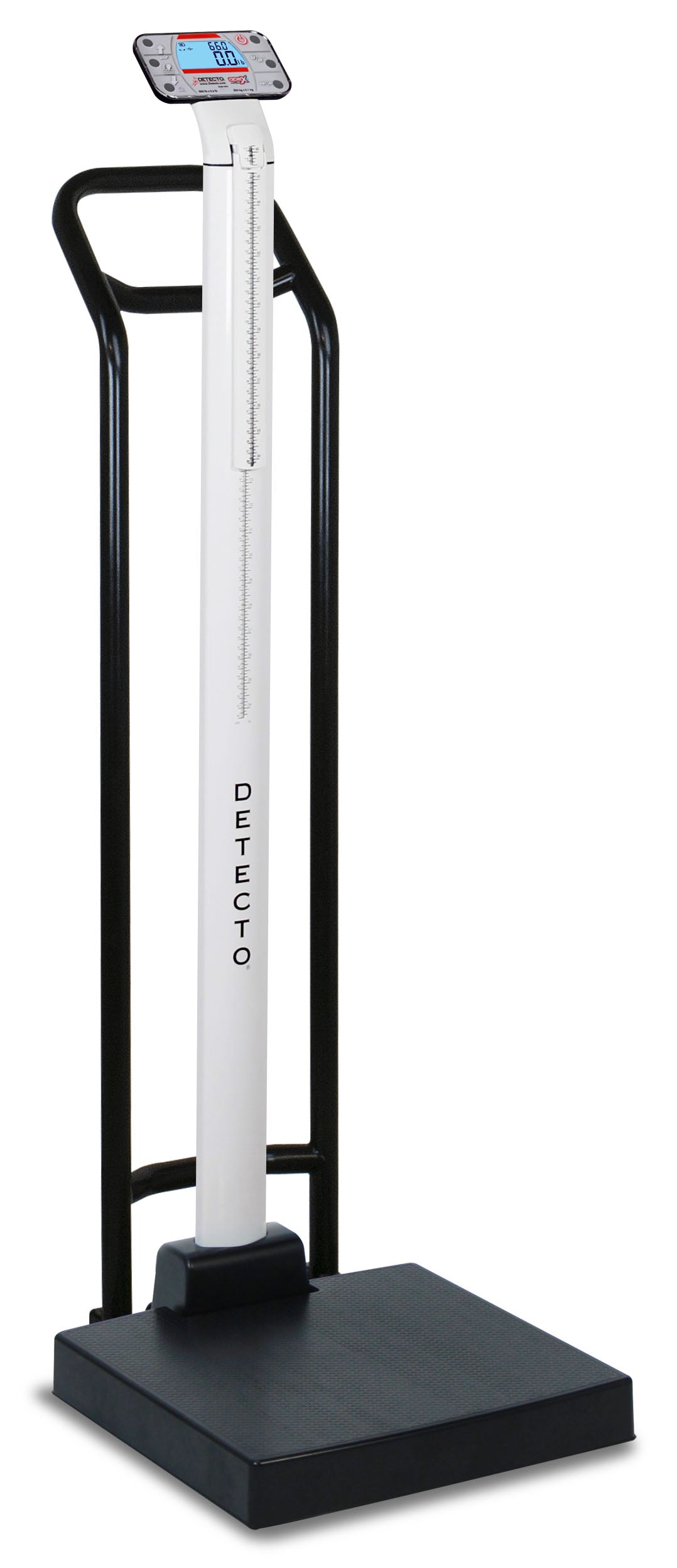Detecto apex Digital Clinical Scale with Handrail & Height Rod