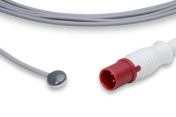 Cables & Sensors Philips Compatible Reusable Temperature Probe - 21078A for Adult Skin Sensor