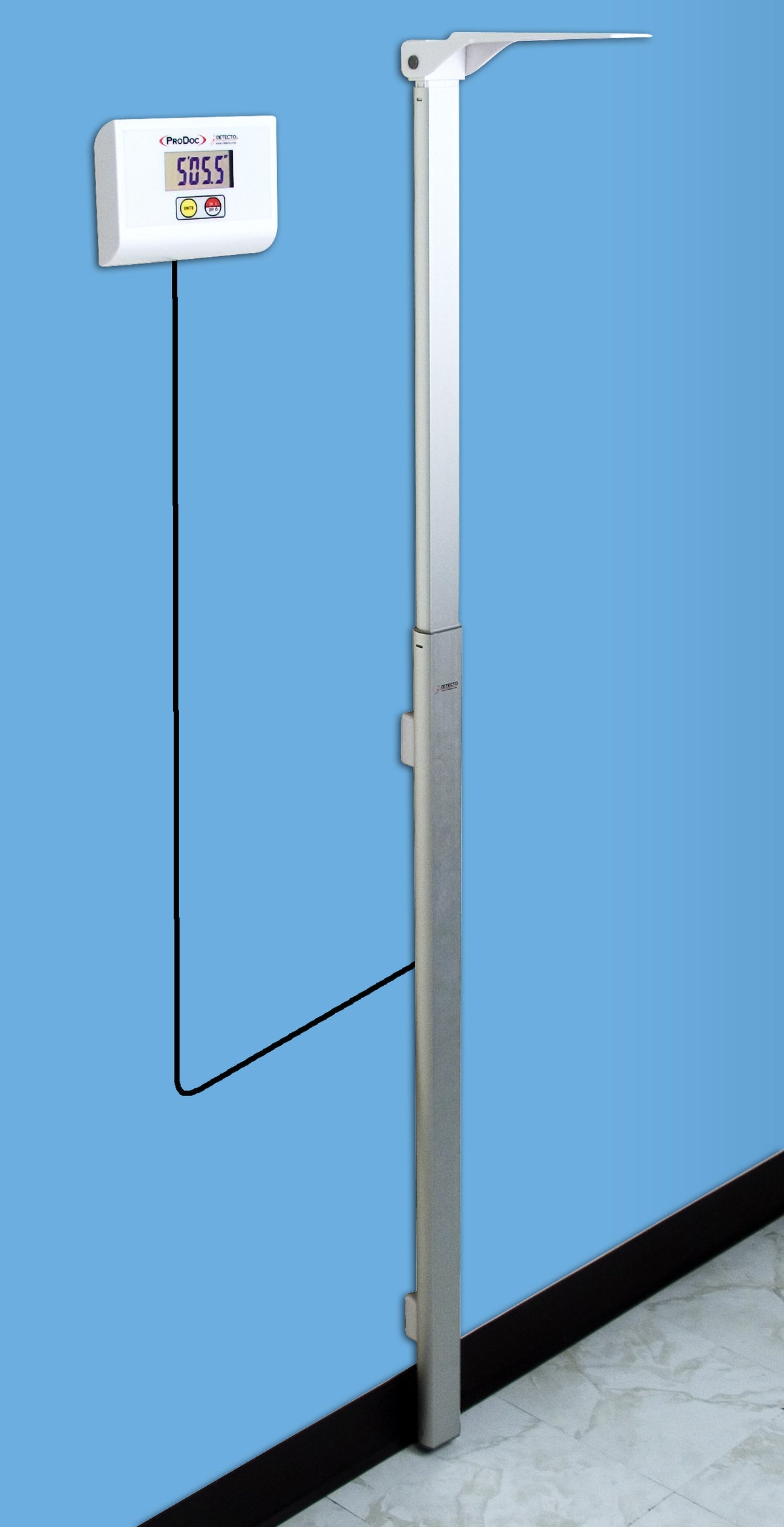Detecto DHRWM Wall-Mount Digital Height Rod - view 3