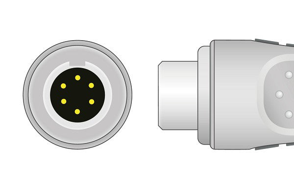 Cables & Sensors AAMI Compatible IBP Adapter Cable - Medex Abbott Connector