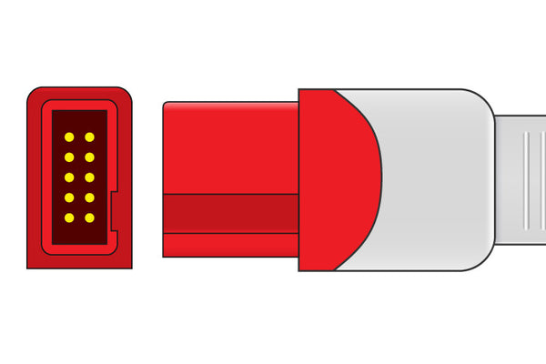 Cables & Sensors Spacelabs Compatible IBP Adapter Cable with Edwards Connector - 700-0293-00