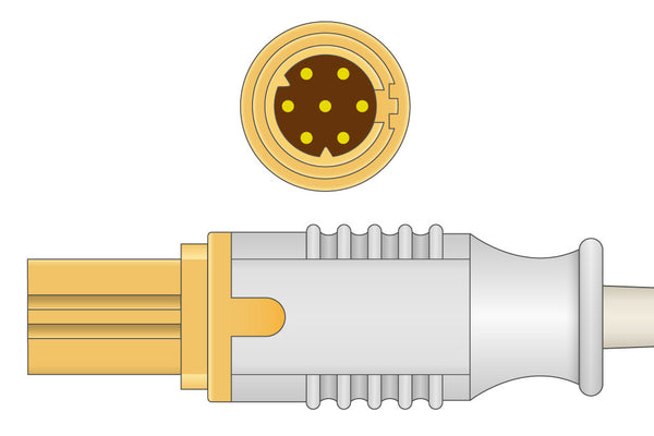 Cables & Sensors Draeger Compatible IBP Adapter Cable - MS22534