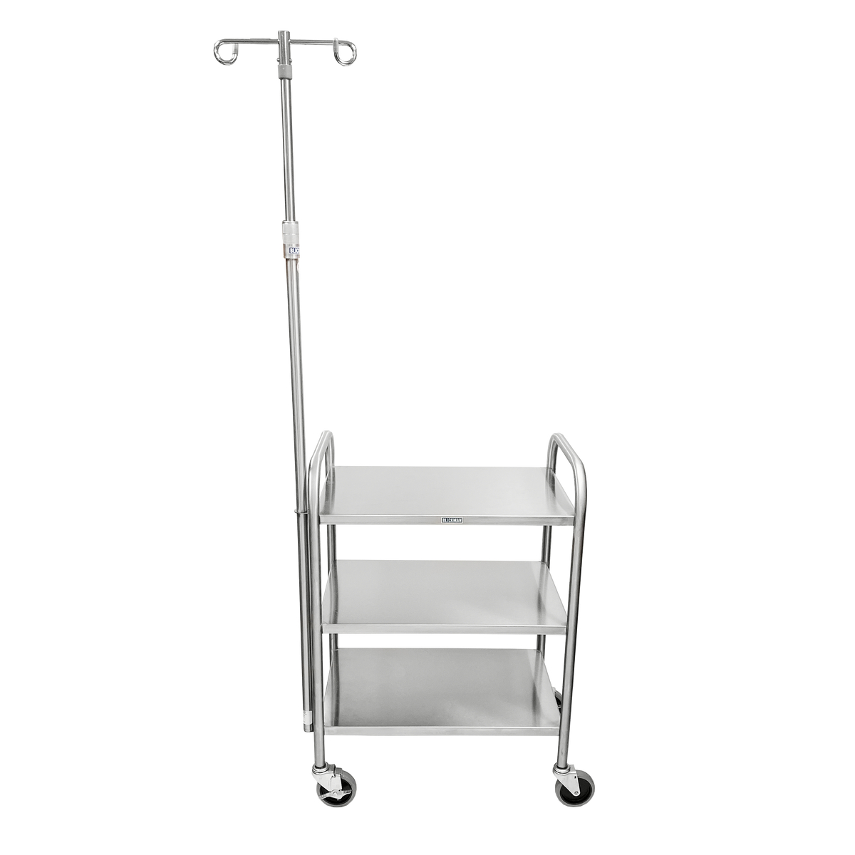 Blickman 7536SS utility cart end rail detail