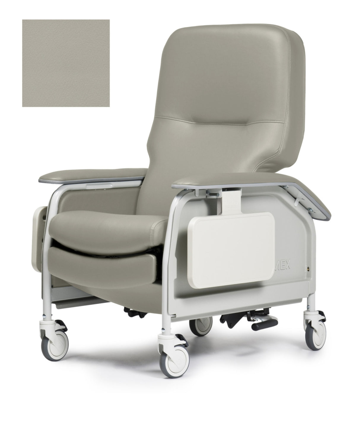 Lumex 566G Deluxe Clinical Care Recliner in Concrete