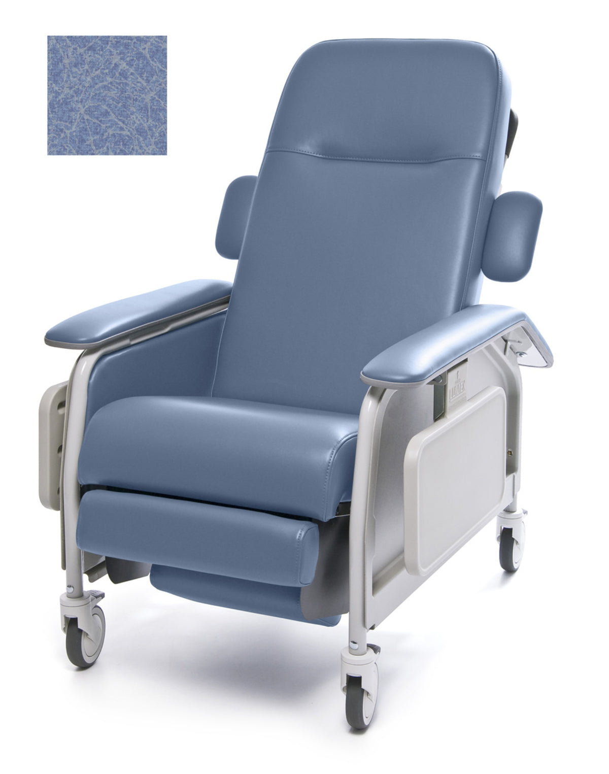 Lumex 577RG Clinical Care Recliner in Ice Blue
