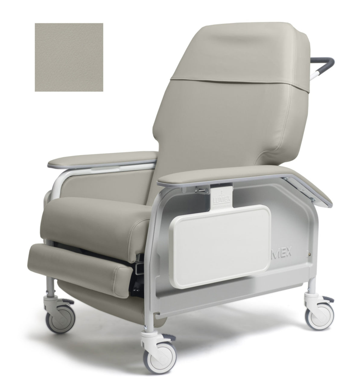 Lumex 587W Extra-Wide Clinical Care Recliner in Concrete