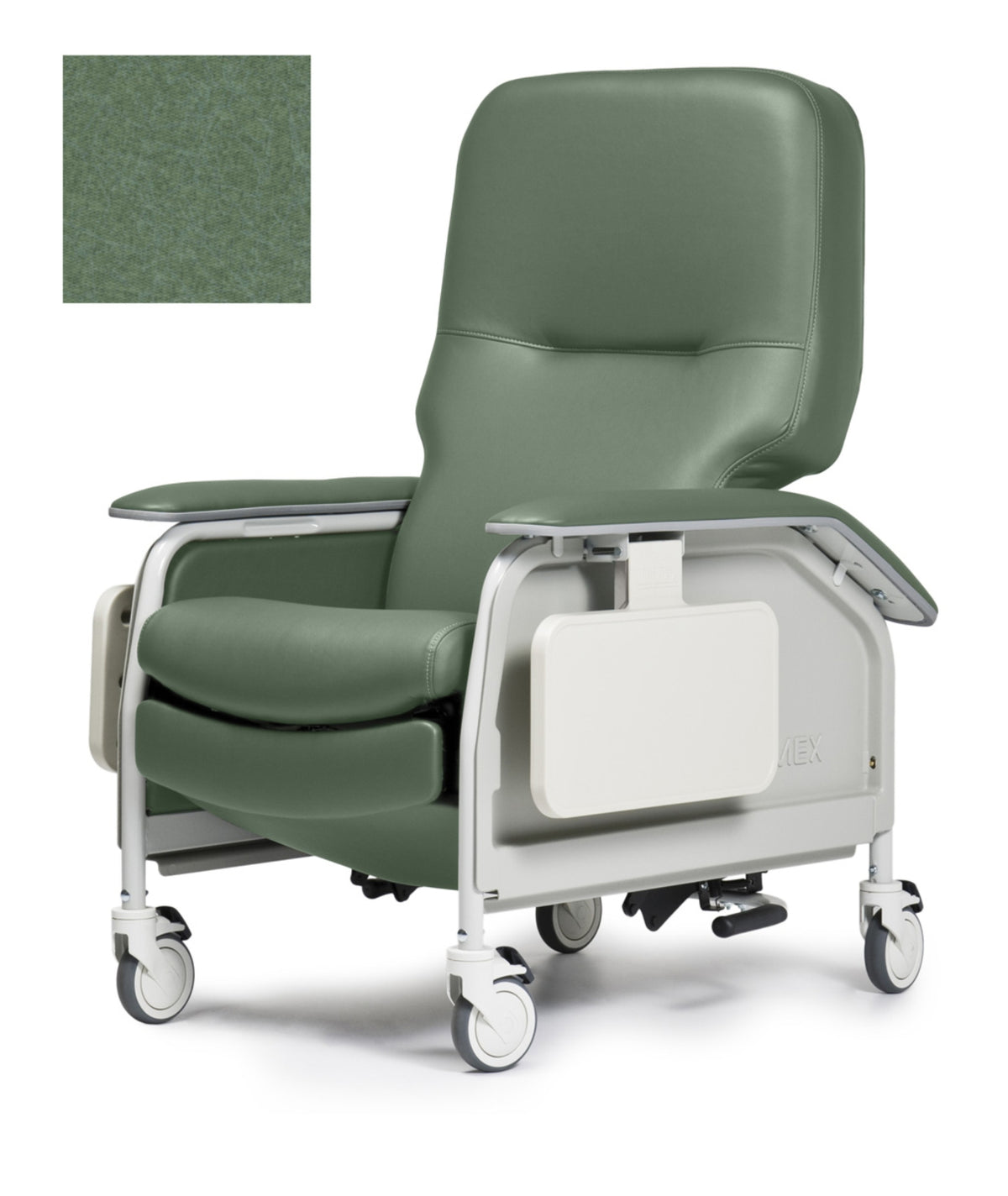 Lumex 566G Deluxe Clinical Care Recliner in Blue Jade