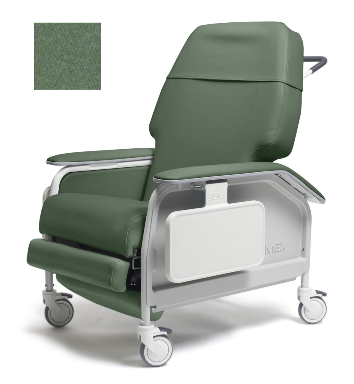 Lumex 587W Extra-Wide Clinical Care Recliner in Blue Jade