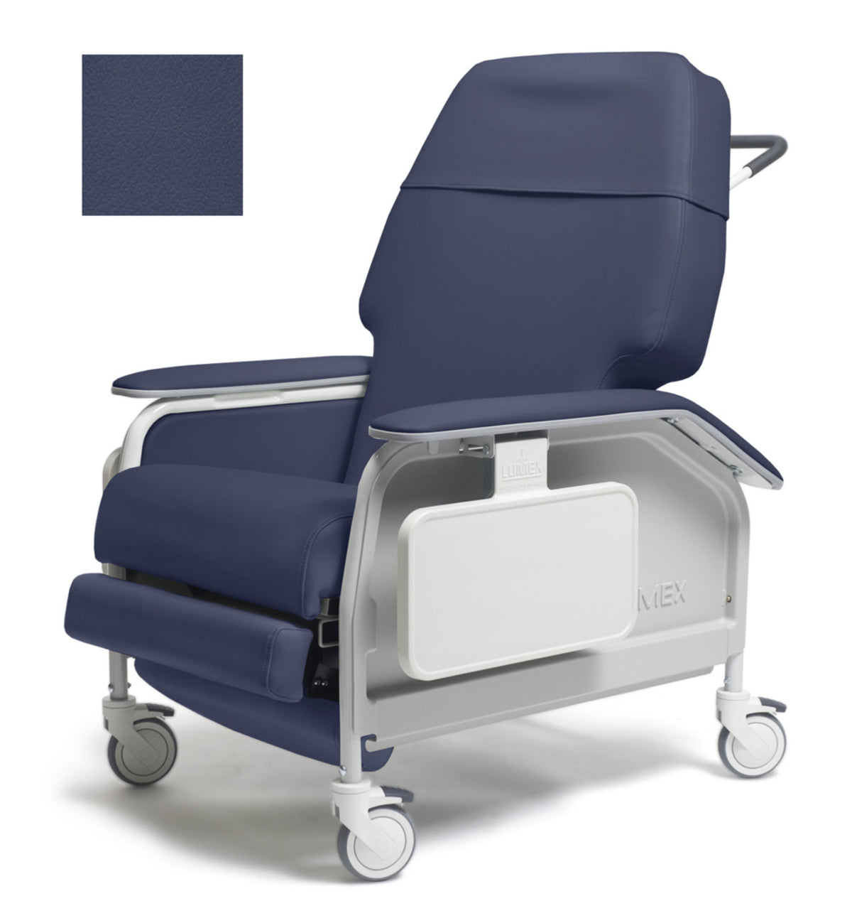 Lumex 587W Extra-Wide Clinical Care Recliner in Imperial Blue