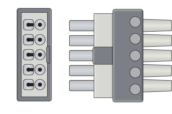 Philips Compatible ECG Leadwire - M1625A by Cables & Sensors