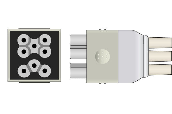 Cables & Sensors GE Healthcare > Marquette Compatible ECG Telemetry Leadwire - 394111-005