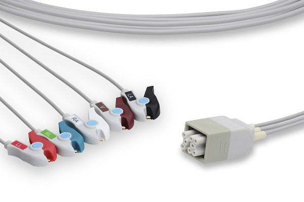 Cables & Sensors GE Healthcare > Marquette Compatible ECG Telemetry Leadwire - 394111-005