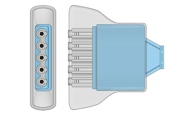 Cables & Sensors Philips Compatible Disposable ECG Leadwire - 989803173151