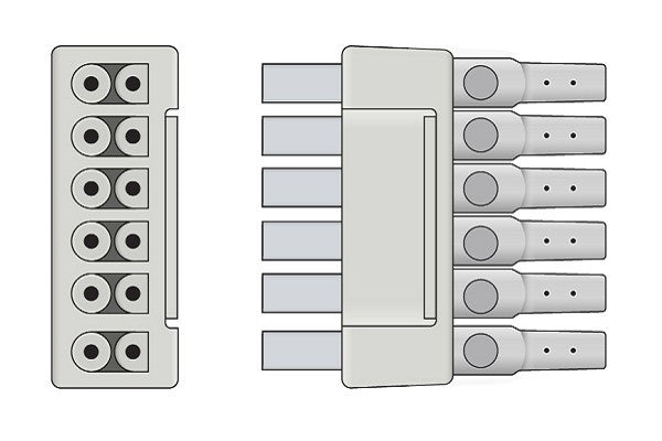 Cables & Sensors GE Healthcare > Marquette Compatible ECG Telemetry Leadwire - 421932-001