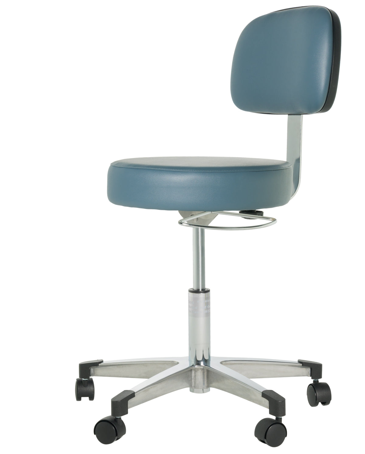 Lumex 9702-10BFR lab-height stool, alternate view