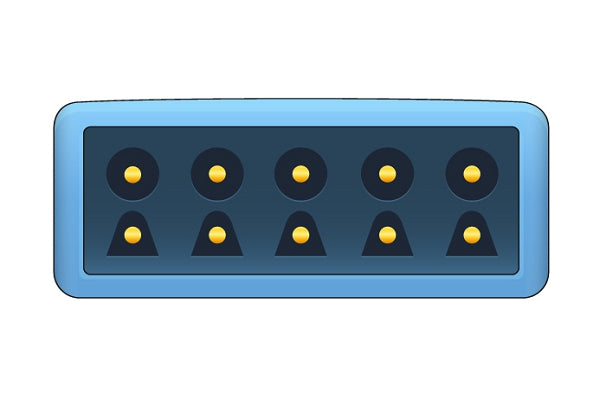 Cables & Sensors Spacelabs Compatible ECG Trunk Cable - 700-0008-06