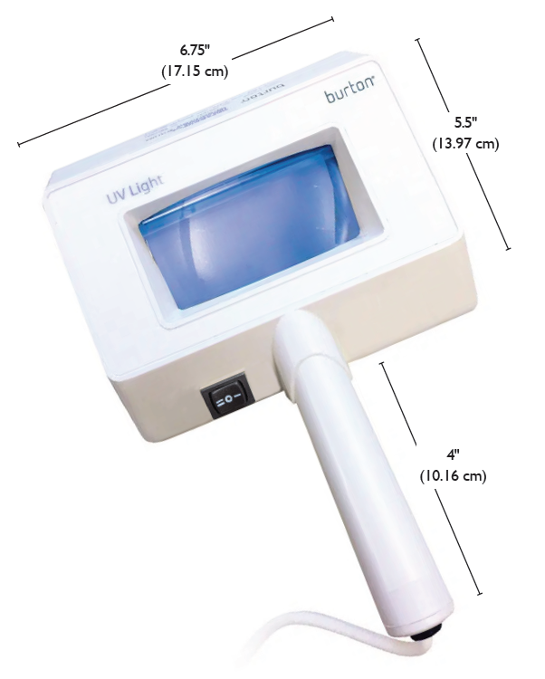 UV501/502/503 dimensions