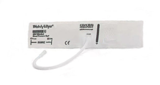 Welch Allyn Neonatal Disposable Blood Pressure Cuff – Neonate Size 4, 1-Tube, Luer Slip – 10/Box (5082-104-1)