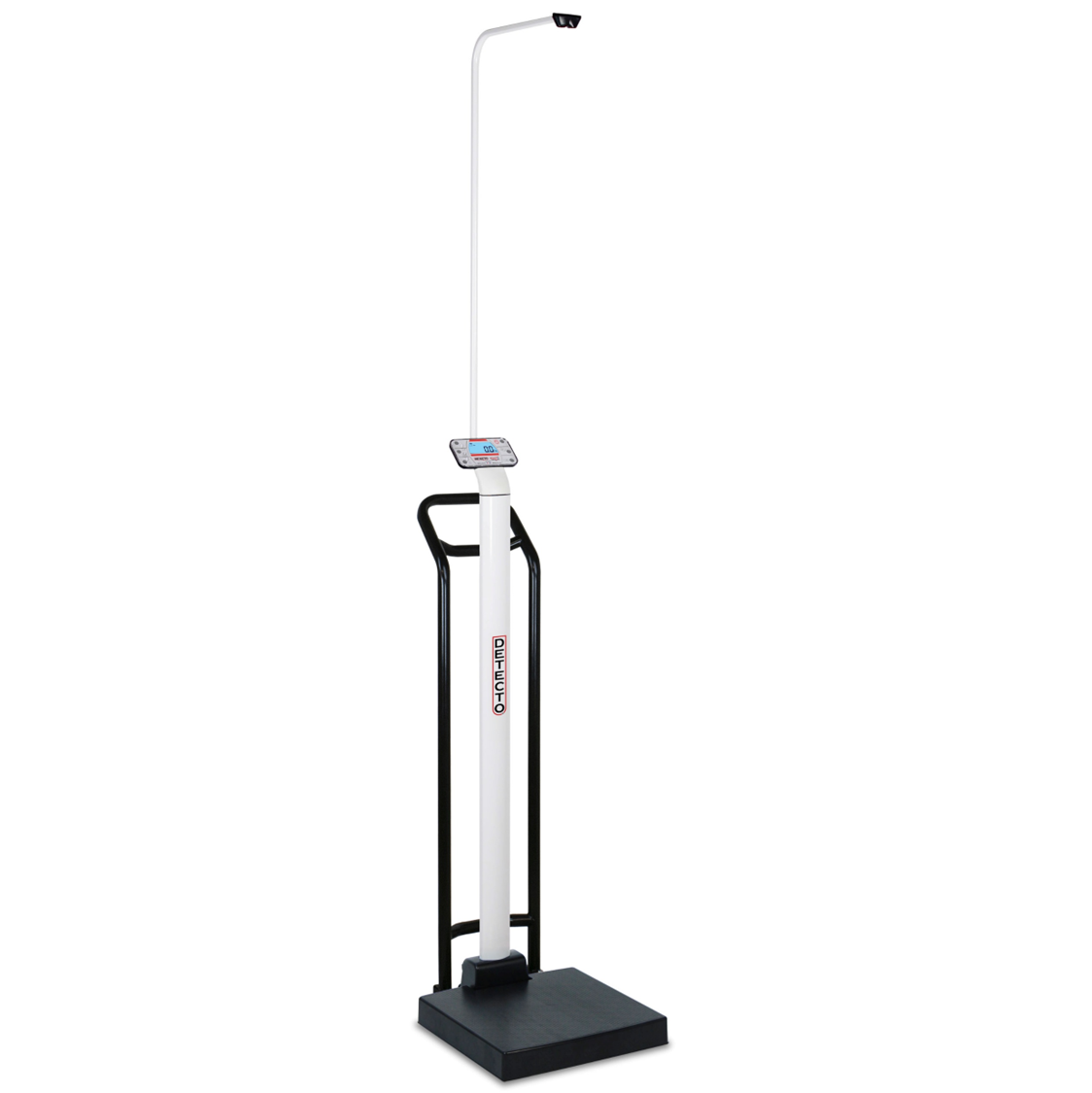 Detecto apex Digital Clinical Scale with Handrail & Height Rod - view 2