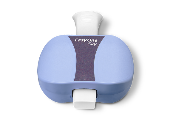 ndd EasyOne Sky spirometer bottom view
