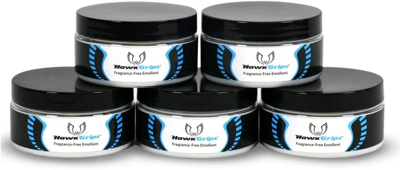HawkGrips Fragrance-Free Emollient: Case of 24 Allergen-Free 8 oz Jars for Soft Tissue Mobilization